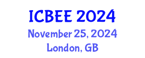 International Conference on Biotechnology and Environment Engineering (ICBEE) November 25, 2024 - London, United Kingdom
