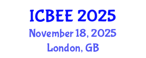 International Conference on Biotechnology and Environment Engineering (ICBEE) November 18, 2025 - London, United Kingdom