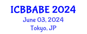 International Conference on Biotechnology, Bioengineering, Agricultural and Biosystems Engineering (ICBBABE) June 03, 2024 - Tokyo, Japan