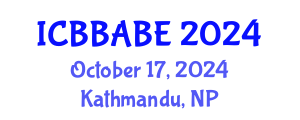 International Conference on Biotechnology, Bioengineering, Agricultural and Biosystems Engineering (ICBBABE) October 17, 2024 - Kathmandu, Nepal