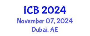 International Conference on BioTribology (ICB) November 07, 2024 - Dubai, United Arab Emirates
