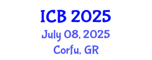 International Conference on BioTribology (ICB) July 08, 2025 - Corfu, Greece