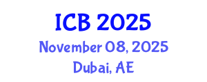 International Conference on BioTribology (ICB) November 08, 2025 - Dubai, United Arab Emirates