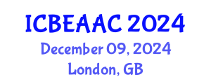 International Conference on Bitcoin, Ethereum, Altcoin, and Cryptocurrency (ICBEAAC) December 09, 2024 - London, United Kingdom