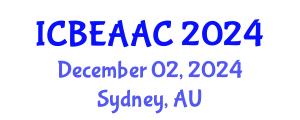 International Conference on Bitcoin, Ethereum, Altcoin, and Cryptocurrency (ICBEAAC) December 02, 2024 - Sydney, Australia