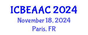 International Conference on Bitcoin, Ethereum, Altcoin, and Cryptocurrency (ICBEAAC) November 18, 2024 - Paris, France