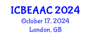 International Conference on Bitcoin, Ethereum, Altcoin, and Cryptocurrency (ICBEAAC) October 17, 2024 - London, United Kingdom