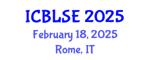 International Conference on Blended Learning and Student Engagement (ICBLSE) February 18, 2025 - Rome, Italy