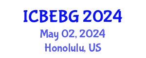 International Conference on Blue Economy and Blue Growth (ICBEBG) May 02, 2024 - Honolulu, United States