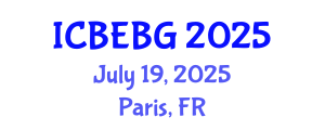 International Conference on Blue Economy and Blue Growth (ICBEBG) July 19, 2025 - Paris, France
