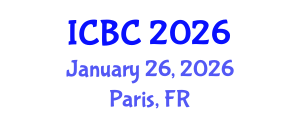 International Conference on Bone and Cartilage (ICBC) January 26, 2026 - Paris, France International Conference on Bone and Cartilage (ICBC) January 26, 2026 - Paris, France