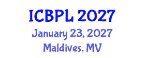 International Conference on Books, Publishing, and Libraries (ICBPL) January 23, 2027 - Maldives, Maldives International Conference on Books, Publishing, and Libraries (ICBPL) January 23, 2027 - Maldives, Maldives
