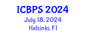 International Conference on Botany and Plant Science (ICBPS) July 18, 2024 - Helsinki, Finland