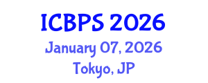 International Conference on Botany and Plant Science (ICBPS) January 07, 2026 - Tokyo, Japan