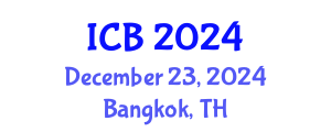 International Conference on Botany (ICB) December 23, 2024 - Bangkok, Thailand