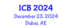 International Conference on Botany (ICB) December 23, 2024 - Dubai, United Arab Emirates