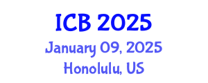 International Conference on Botany (ICB) January 09, 2025 - Honolulu, United States