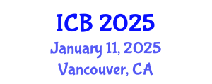 International Conference on Botany (ICB) January 11, 2025 - Vancouver, Canada