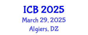 International Conference on Botany (ICB) March 29, 2025 - Algiers, Algeria