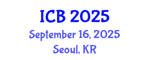 International Conference on Botany (ICB) September 16, 2025 - Seoul, Republic of Korea