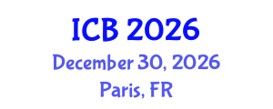International Conference on Botany (ICB) December 30, 2026 - Paris, France International Conference on Botany (ICB) December 30, 2026 - Paris, France