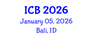 International Conference on Botany (ICB) January 05, 2026 - Bali, Indonesia International Conference on Botany (ICB) January 05, 2026 - Bali, Indonesia