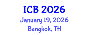 International Conference on Botany (ICB) January 19, 2026 - Bangkok, Thailand International Conference on Botany (ICB) January 19, 2026 - Bangkok, Thailand