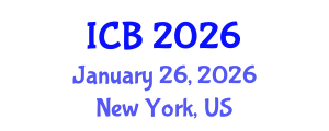 International Conference on Botany (ICB) January 26, 2026 - New York, United States International Conference on Botany (ICB) January 26, 2026 - New York, United States