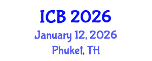 International Conference on Botany (ICB) January 12, 2026 - Phuket, Thailand International Conference on Botany (ICB) January 12, 2026 - Phuket, Thailand