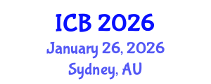 International Conference on Botany (ICB) January 26, 2026 - Sydney, Australia International Conference on Botany (ICB) January 26, 2026 - Sydney, Australia