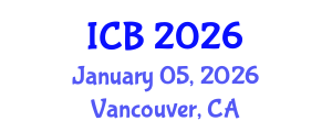 International Conference on Botany (ICB) January 05, 2026 - Vancouver, Canada International Conference on Botany (ICB) January 05, 2026 - Vancouver, Canada