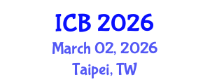 International Conference on Botany (ICB) March 02, 2026 - Taipei, Taiwan International Conference on Botany (ICB) March 02, 2026 - Taipei, Taiwan