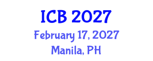 International Conference on Botany (ICB) February 17, 2027 - Manila, Philippines International Conference on Botany (ICB) February 17, 2027 - Manila, Philippines