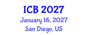 International Conference on Botany (ICB) January 16, 2027 - San Diego, United States International Conference on Botany (ICB) January 16, 2027 - San Diego, United States