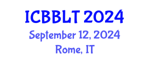 International Conference on Brain-Based Learning and Teaching (ICBBLT) September 12, 2024 - Rome, Italy