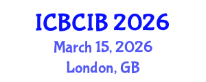 International Conference on Brain-Computer Interfaces in Biomedicine (ICBCIB) March 15, 2026 - London, United Kingdom