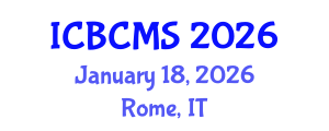 International Conference on Breast Cancer Management and Staging (ICBCMS) January 18, 2026 - Rome, Italy