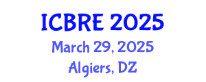International Conference on Bridge and Railway Engineering (ICBRE) March 29, 2025 - Algiers, Algeria