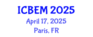 International Conference on Bridge Engineering and Management (ICBEM) April 17, 2025 - Paris, France