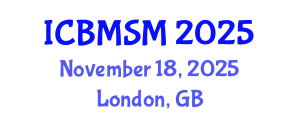 International Conference on Bridge Maintenance, Safety and Management (ICBMSM) November 18, 2025 - London, United Kingdom