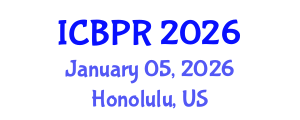 International Conference on Buddhism and Philosophy of Religion (ICBPR) January 05, 2026 - Honolulu, United States International Conference on Buddhism and Philosophy of Religion (ICBPR) January 05, 2026 - Honolulu, United States