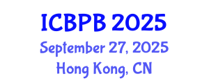 International Conference on Buddhist Practice and Buddhology (ICBPB) September 27, 2025 - Hong Kong, China