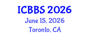 International Conference on Buddhology and Buddhist Studies (ICBBS) June 15, 2026 - Toronto, Canada