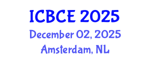 International Conference on Building and Civil Engineering (ICBCE) December 02, 2025 - Amsterdam, Netherlands