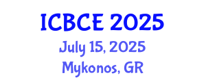 International Conference on Building and Civil Engineering (ICBCE) July 15, 2025 - Mykonos, Greece