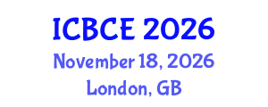 International Conference on Building and Civil Engineering (ICBCE) November 18, 2026 - London, United Kingdom