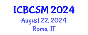 International Conference on Building Construction and Structural Materials (ICBCSM) August 22, 2024 - Rome, Italy