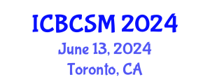 International Conference on Building Construction and Structural Materials (ICBCSM) June 13, 2024 - Toronto, Canada