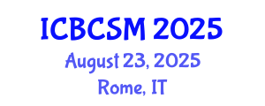 International Conference on Building Construction and Structural Materials (ICBCSM) August 23, 2025 - Rome, Italy