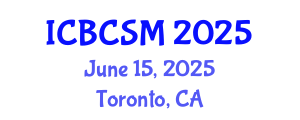 International Conference on Building Construction and Structural Materials (ICBCSM) June 15, 2025 - Toronto, Canada